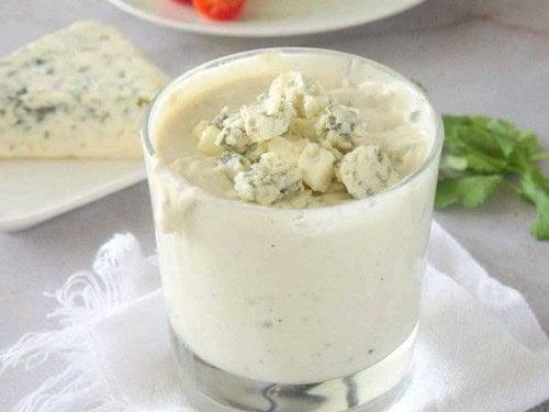 The Best Chunky Homemade Blue Cheese Dressing
