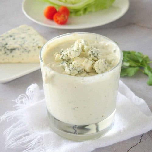 The Best Chunky Homemade Blue Cheese Dressing