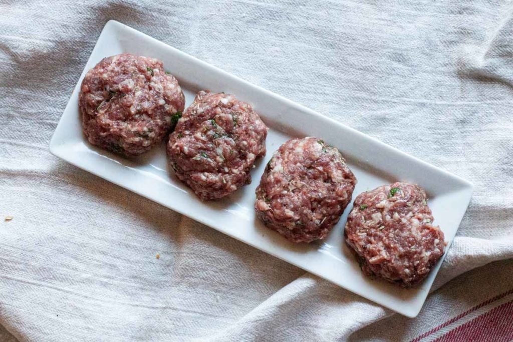 How to make lamb burgers patties