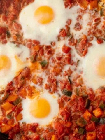 Rancheros sauce for making Huevos Rancheros.