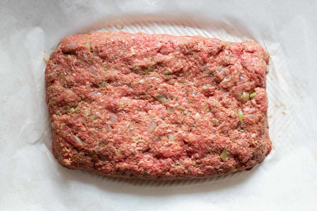 how to shape a meat into a meat loaf
