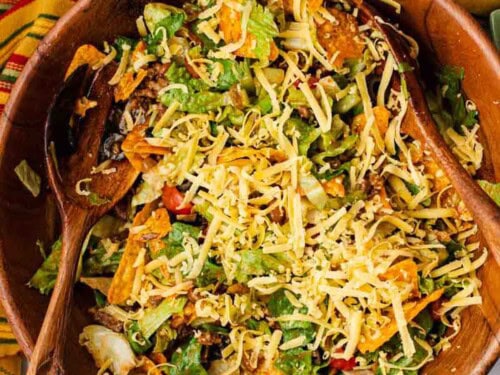 Original Taco Salad Made with Catalina Dressing
