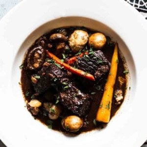 Jacques Pipin Red Wine Beef Stew.