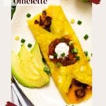 Easy Cheesy Mexican Omelette