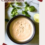 Best homemade chipotle mayonnaise pin.
