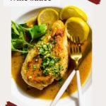 Chicken in lemon wine sauce pinterest.