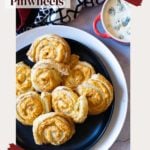 Buffalo chicken puff pastry pinwheels pin.