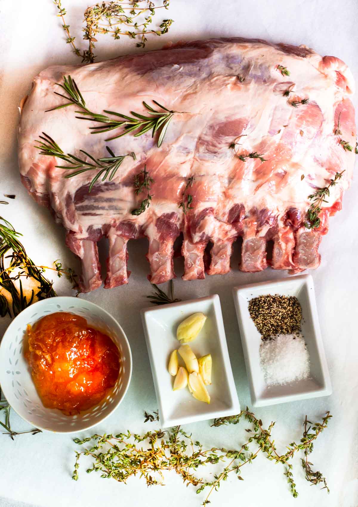 Ingredients-to-make-rack-of-pork