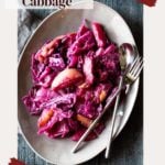 Braised Red Cabbage Side Dish, Rode Kool.