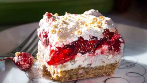 Old Fashioned Cherry Delight Dessert | Cooking On The Ranch