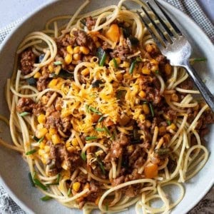 Cowboy Spaghetti Recipe.
