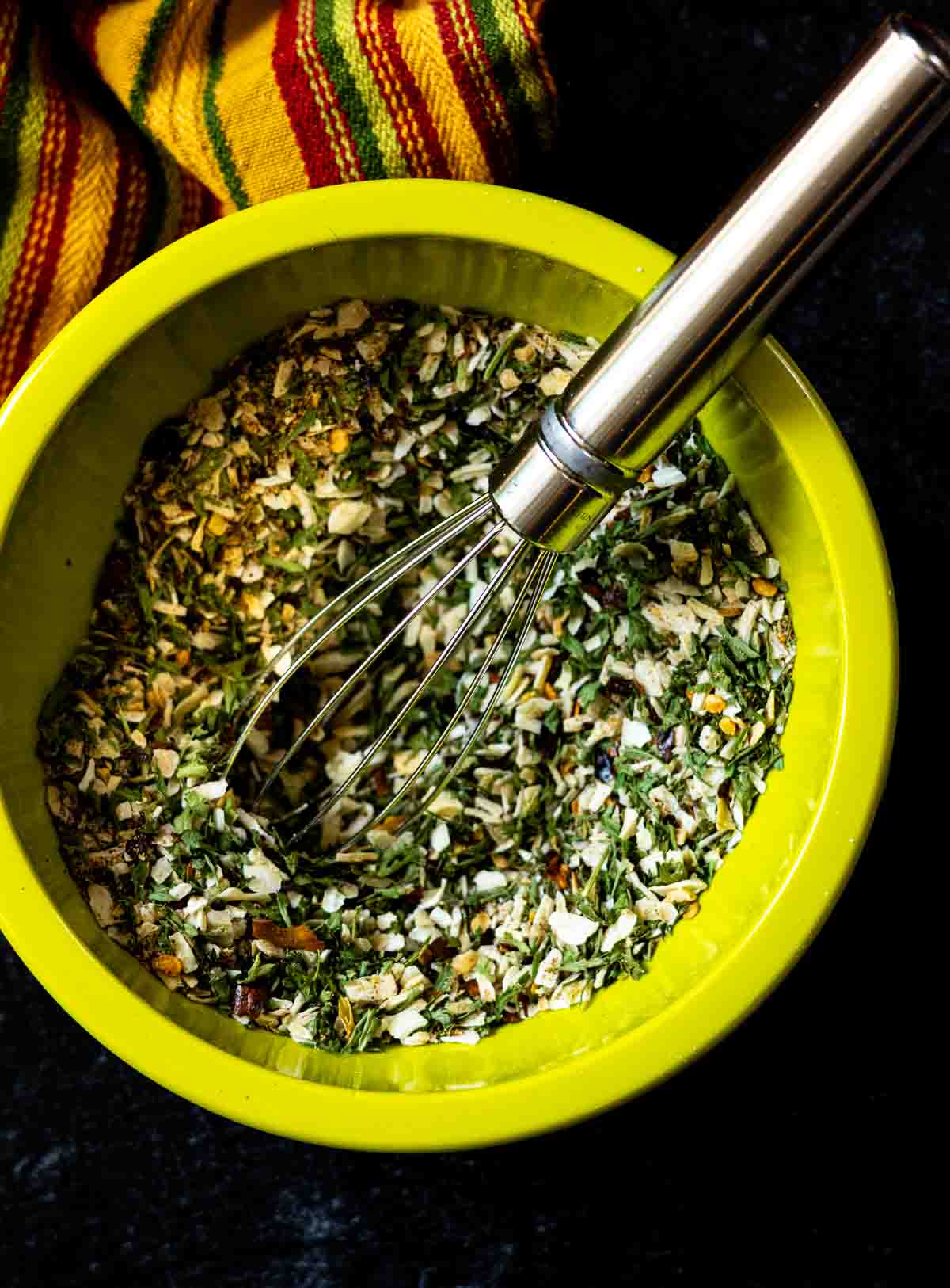 Southwest Spice Blend in a green bowl.