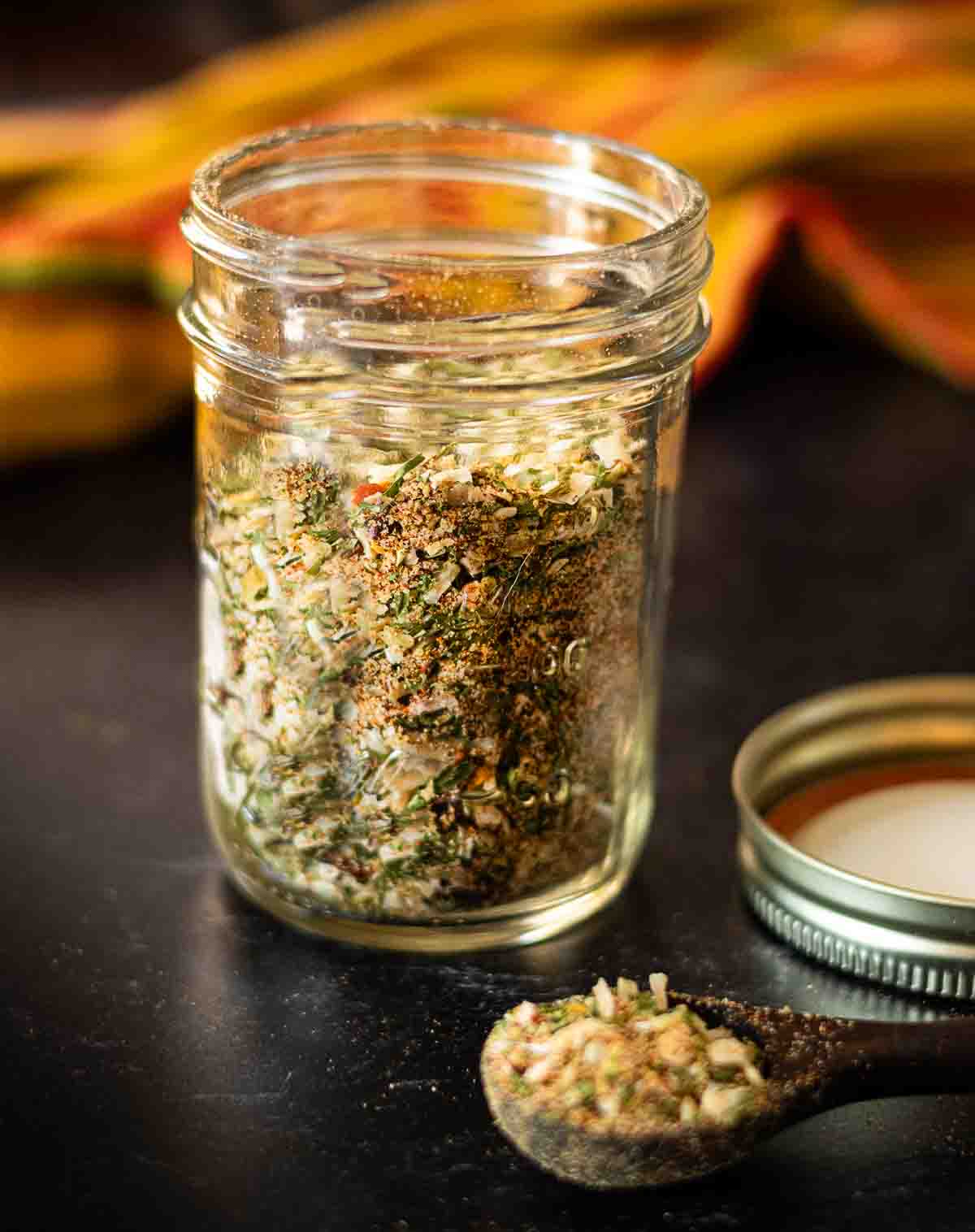 Southwest Spice Blend in a Mason jar.