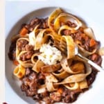 lamb ragu pinterest image.