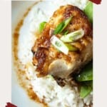 Pan Fried sea bass pinterest image.