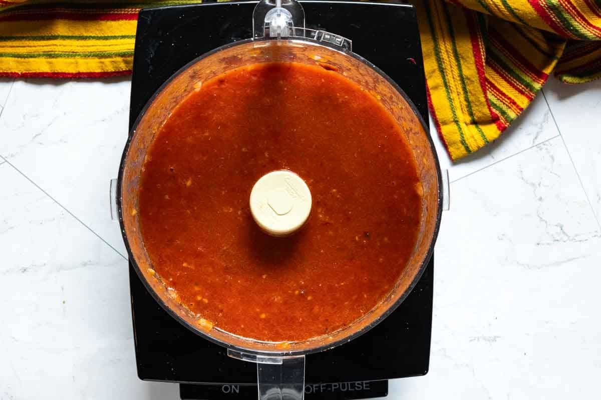 Chipotle Salsa to make Bison Meatballs.