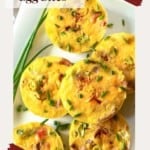 Southwest cottage cheese egg bites pinterest image.