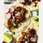 Pork tenderloin tacos in chile guajillo sauce pinterest.