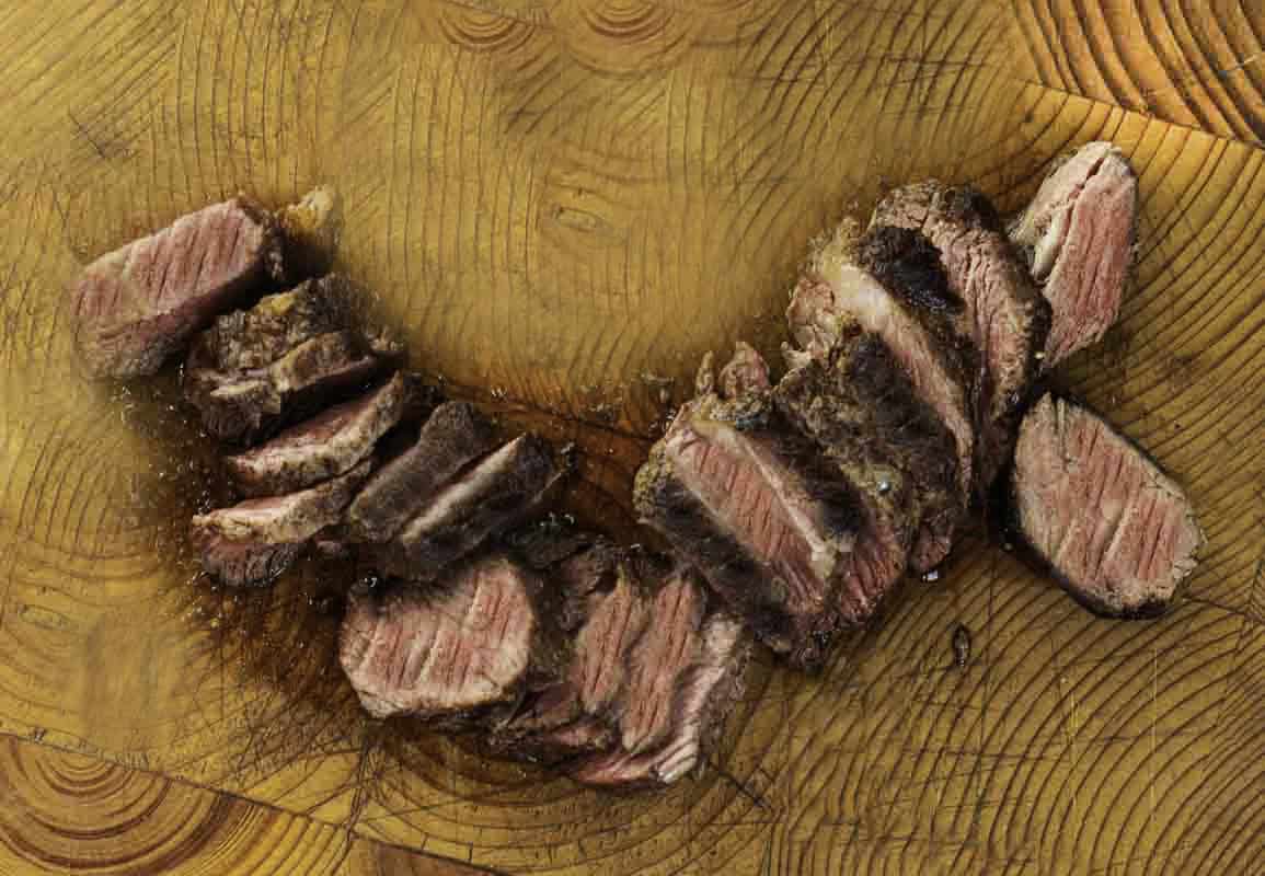 How to slice a Denver Steak.